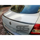 Renault Megane 2 Sedan Bagaj Üstü Spoiler Bagaj Çıtası Piano Black - 3