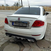 Fiat Linea Bagaj Üstü Spoiler Bagaj Çıtası Beyaz thumbnail 1