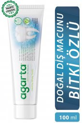 Agarta Doğal Bitki Özlü Florürsüz Beyazlatıcı Diş Macunu 100 ml - 1