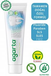Agarta Doğal Bitki Özlü Florürsüz Beyazlatıcı Diş Macunu 100 ml - 2