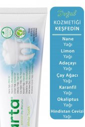 Agarta Doğal Bitki Özlü Florürsüz Beyazlatıcı Diş Macunu 100 ml - 3