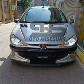 Peugeot 206 Lip Üniversal 2 Parça Astra H Tipi Esnek Tampon Eki - 2