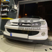 Peugeot 206 Lip Üniversal 2 Parça Astra H Tipi Esnek Tampon Eki - 6