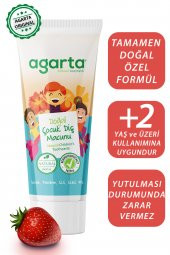 Agarta Doğal Çocuk Diş Macunu Çilekli 75 ml - 3