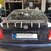 Polo Classic Bagaj Üstü Slim Spoiler Piano Black Parlak Siyah - 2