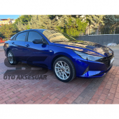 Elantra Sinyalli Batman Yarasa Ayna Kapağı Piano Black / 2021 sonrası thumbnail 5