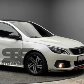 Peugeot 308 Batman Yarasa Ayna Kapağı Piano Black / 2014 - 2021 - 4