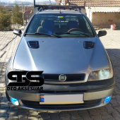 Fiat Palio Uyumlu Piano Black Kaput Üstü Havalandırma Izgarası - 1