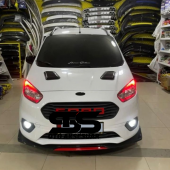 Ford Courier Uyumlu Piano Black Kaput Üstü Havalandırma Izgarası thumbnail 2