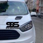 Ford Courier Uyumlu Piano Black Kaput Üstü Havalandırma Izgarası thumbnail 3