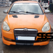 Hyundai Accent Era Uyumlu Piano Black Kaput Üstü Havalandırma Izgarası thumbnail 1