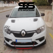 Renault Symbol Thalia Uyumlu Piano Black Kaput Üstü Havalandırma Izgarası thumbnail 1