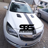 Opel Insignia Uyumlu Piano Black Kaput Üstü Havalandırma Izgarası thumbnail 1