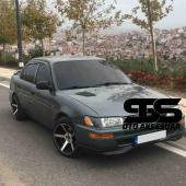 Toyota Efsane Kasa Uyumlu Piano Black Kaput Üstü Havalandırma Izgarası - 1