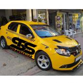 Renault Symbol Thalia Uyumlu Piano Black Kaput Üstü Havalandırma Izgarası thumbnail 2