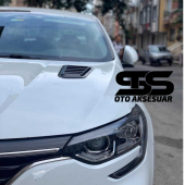 Renault Megane 4 Uyumlu Piano Black Kaput Üstü Havalandırma Izgarası thumbnail 2