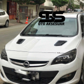 Opel Astra J Kasa Uyumlu Piano Black Kaput Üstü Havalandırma Izgarası thumbnail 2