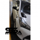 Toyota Auris Uyumlu Piano Black Kaput Üstü Havalandırma Izgarası thumbnail 2