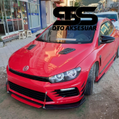 Volkswagen Scirocco Uyumlu Piano Black Kaput Üstü Havalandırma Izgarası thumbnail 3