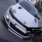 Volkswagen Scirocco Uyumlu Piano Black Kaput Üstü Havalandırma Izgarası thumbnail 4