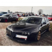 Alfa Romeo 146 Cupra R Uyumlu Ön Lip Mat Siyah Ön Tampon Lip thumbnail 1