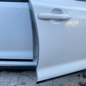 Oto Araç Kapı Koruma Fitili 5metre Parlak Gri Renk Çarpma Çizilme Önleyici Fitil - 4