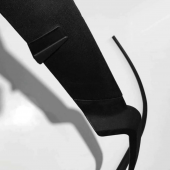 Audi A3 8P 2003-2012 Cupra R Uyumlu Ön Lip Mat Siyah Ön Tampon Lip thumbnail 6