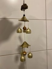 Deprem Çanı Zili Rüzgar Çanı Zili Feng Shui Yin Yang Çan 3Lü thumbnail 6