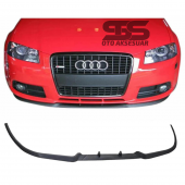 Audi TT 8J Cupra R Uyumlu Ön Lip Mat Siyah Ön Tampon Lip thumbnail 1