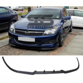 Opel Astra H Cupra R Uyumlu Ön Lip Mat Siyah Ön Tampon Lip thumbnail 1