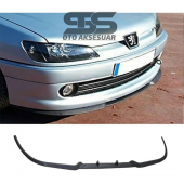 Peugeot 306 Cupra R Uyumlu Ön Lip Mat Siyah Ön Tampon Lip thumbnail 1