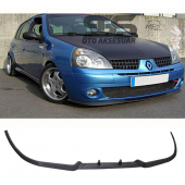 Renault Clio 2 1999-2007 Cupra R Uyumlu Ön Lip Mat Siyah Ön Tampon Lip - 1