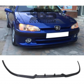 Peugeot 106 Cupra R Uyumlu Ön Lip Mat Siyah Ön Tampon Lip thumbnail 1