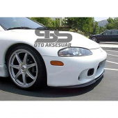 Mitsubishi Eclipse Cupra R Uyumlu Ön Lip Mat Siyah Ön Tampon Lip thumbnail 2