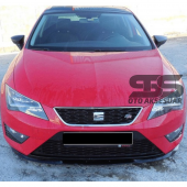 Seat Leon mk3 Cupra R Uyumlu Ön Lip Mat Siyah Ön Tampon Lip - 3