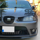 Seat Ibiza Mk2 Cupra R Uyumlu Ön Lip Mat Siyah Ön Tampon Lip thumbnail 2