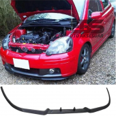 Toyota Yaris Cupra R Uyumlu Ön Lip Mat Siyah Ön Tampon Lip - 1