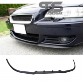 Volvo S60R Cupra R Uyumlu Ön Lip Mat Siyah Ön Tampon Lip thumbnail 1
