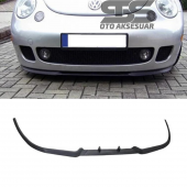 Vw Beetle Cupra R Uyumlu Ön Lip Mat Siyah Ön Tampon Lip thumbnail 1