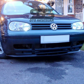 Vw Golf Mk4 Cupra R Uyumlu Ön Lip Mat Siyah Ön Tampon Lip - 1