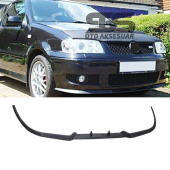 Vw Polo Mk3 Cupra R Uyumlu Ön Lip Mat Siyah Ön Tampon Lip - 1
