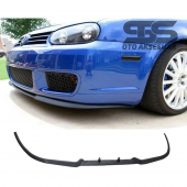 Vw Golf Mk4 Cupra R Uyumlu Ön Lip Mat Siyah Ön Tampon Lip - 5