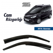 Cam Rüzgarlığı Ford Courier 2014 Sonrası Mügen Tip Piano Black thumbnail 1