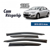 Cam Rüzgarlığı Opel Astra J 2010-2015 Mügen Tip Piano Black thumbnail 1