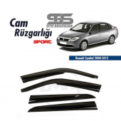 Cam Rüzgarlığı Renault Symbol Thalia 2008-2012Mügen Tip Piano Black - 1