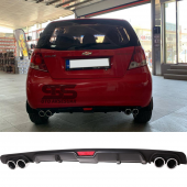 Chevrolet Kalos Difüzör Arka Tampon Eki 4 Egzoz Çıkışlı Siyah thumbnail 1