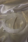 Kristal Quarts Doğal Taş Bileklik Hand Made El İşi - 5