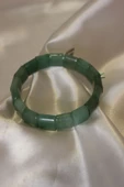 Yeşim Doğal Taş Bileklik Hand Made El İşi - 5