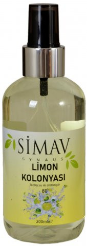 SİMAV Termal Sulu Limon Kolonyası Spreyli - 200 ml - 1