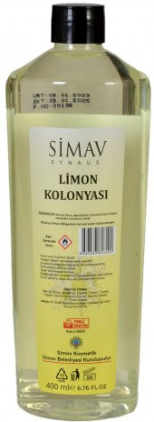 SİMAV Termal Sulu Limon Kolonyası - 400 ml - 2